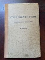 Atlas Scolaire Suisse 1951 Ed. Imhof 9e édition