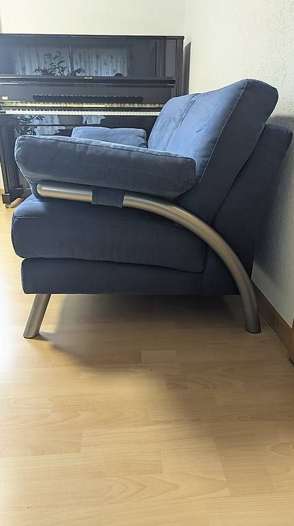 Sofas: Sofa Alcantara königsblau – Gebraucht aus Rikon im Tösstal von Mikado 1