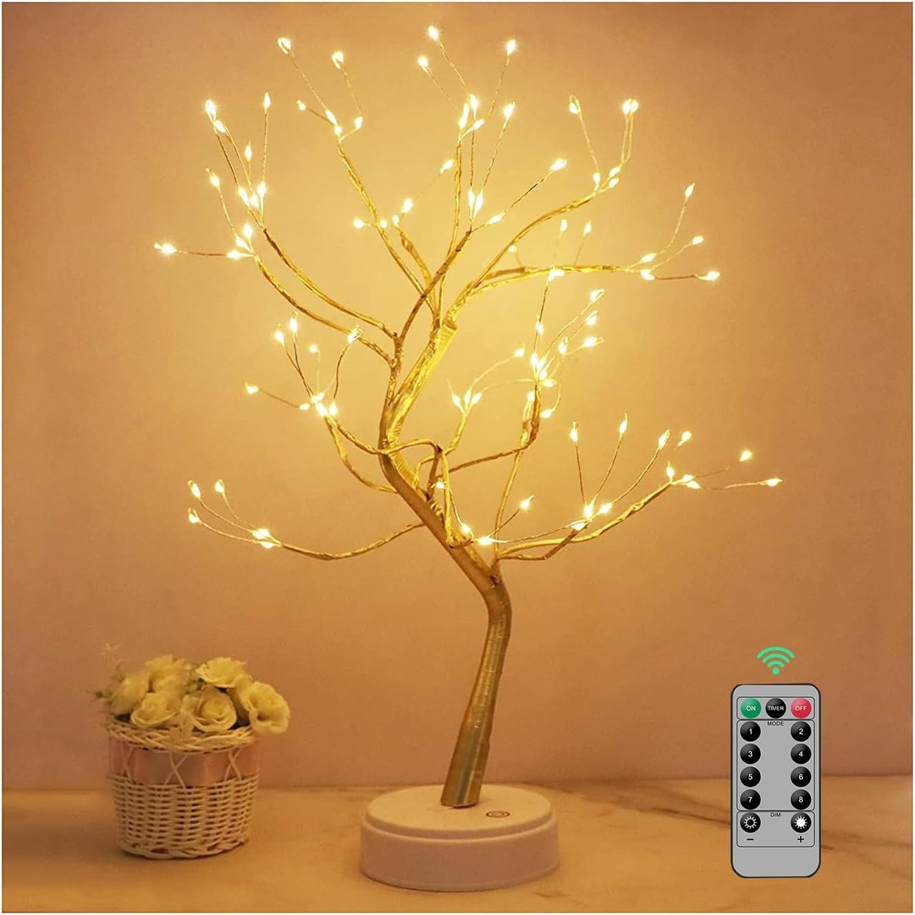 Lampen: LED Lichterbaum 108 LEDs 8 Modi dimmbar USB Batterie – Neu und originalverpackt aus St. Gallen von VerkaufsMaus50