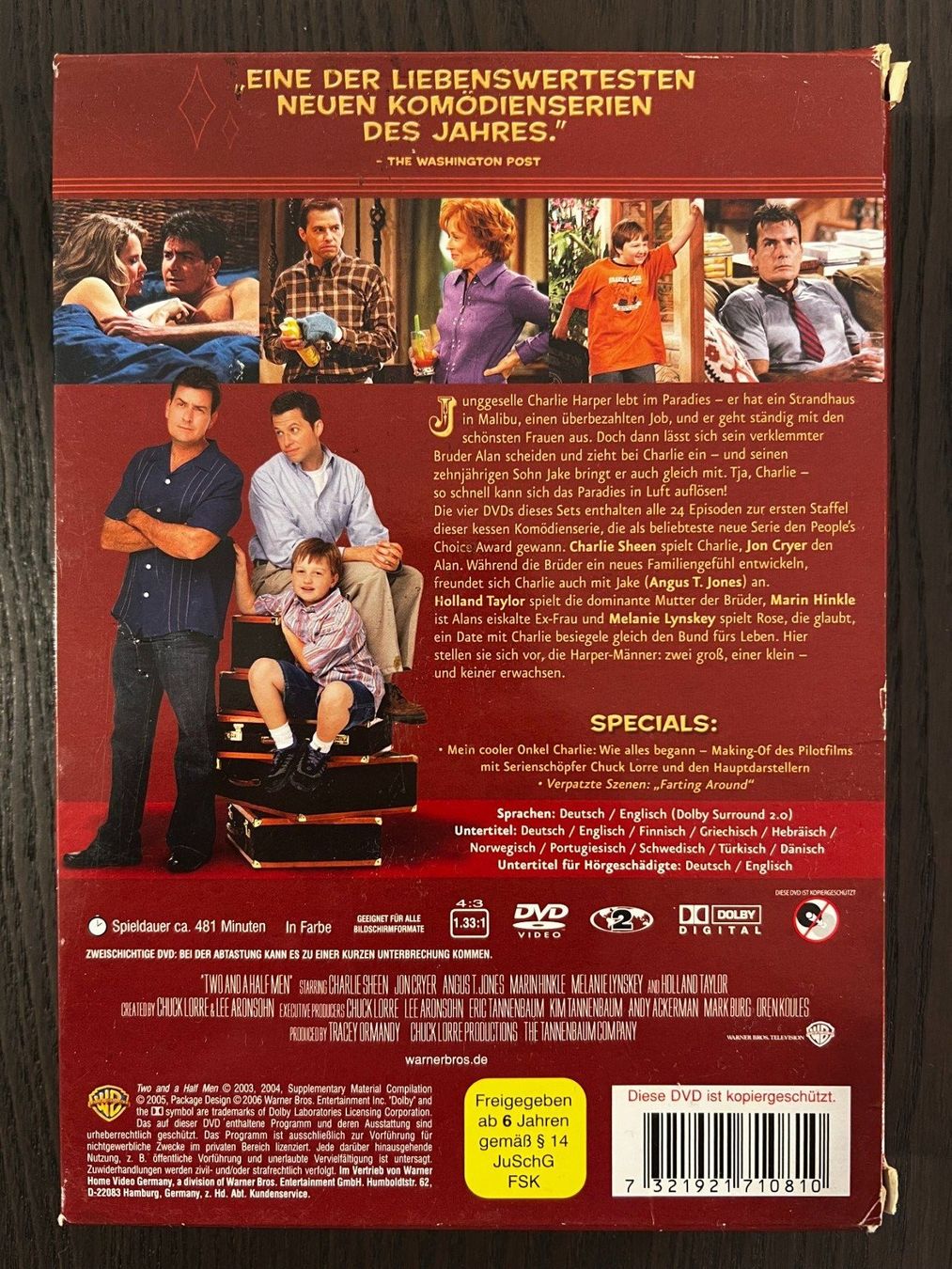 Tutti i DVDs: Two and a Half Men Staffel 1 – Usato da Zürich venduto da FilmFreunde 1