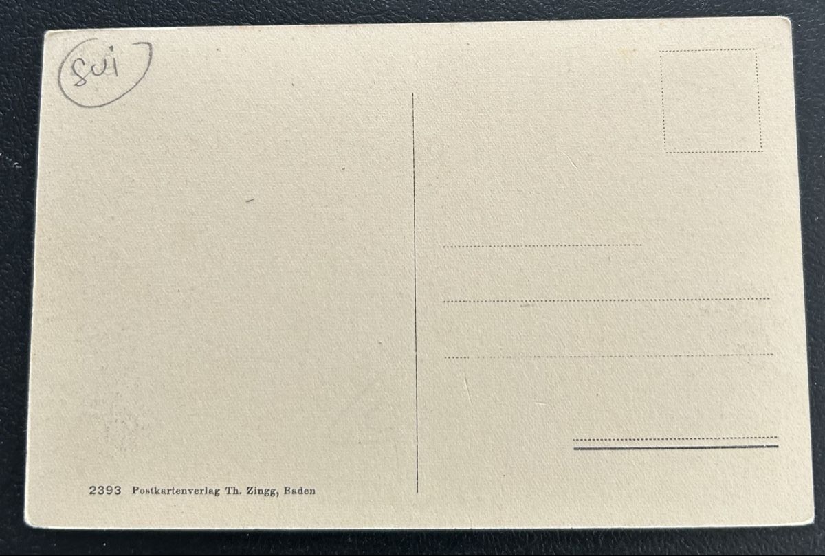 Cartoline postali: Baden Vorstadt  – Usato da Horw venduto da Tellbub 1