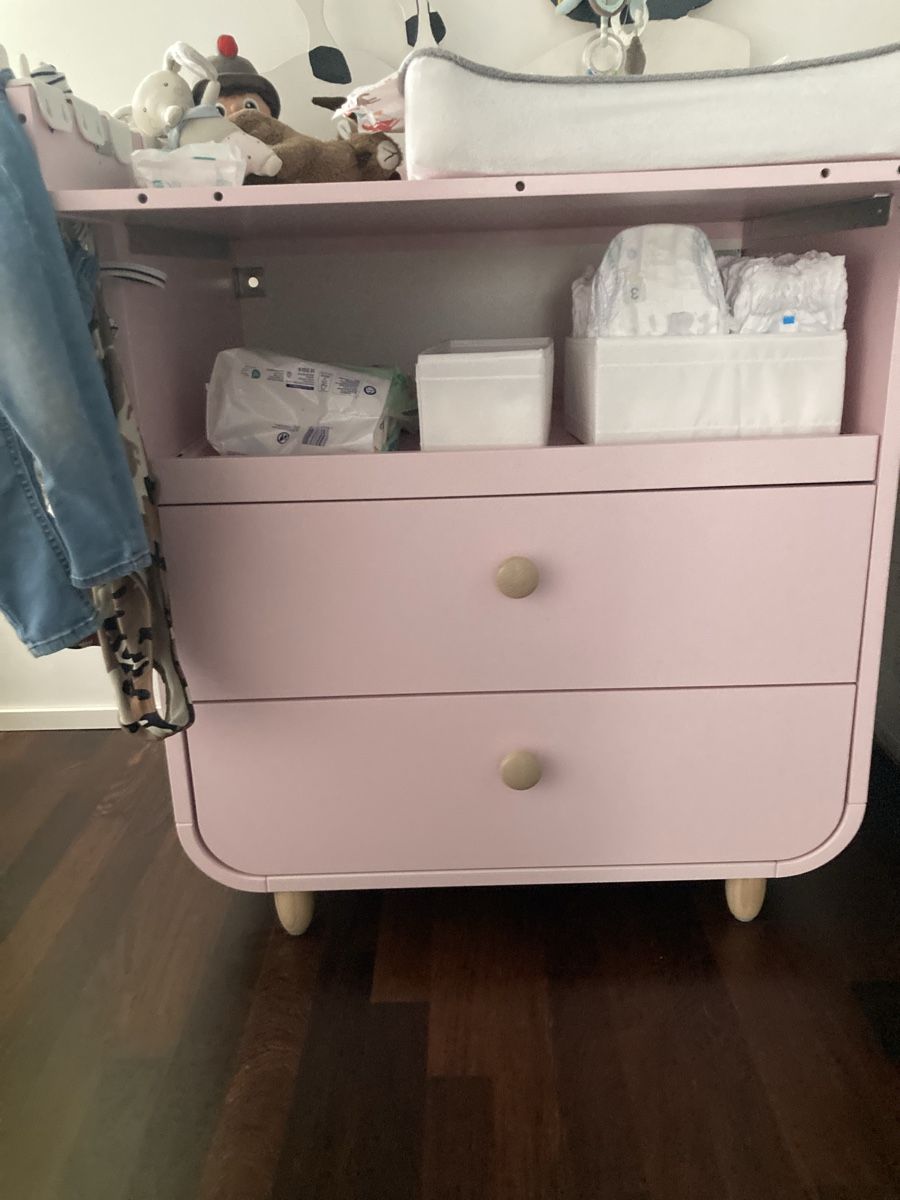 Ikea Fasciatoi & Accessori: Wickeltisch MYLLRA in ROSA – Usato da Sempach venduto da diegito_87 1