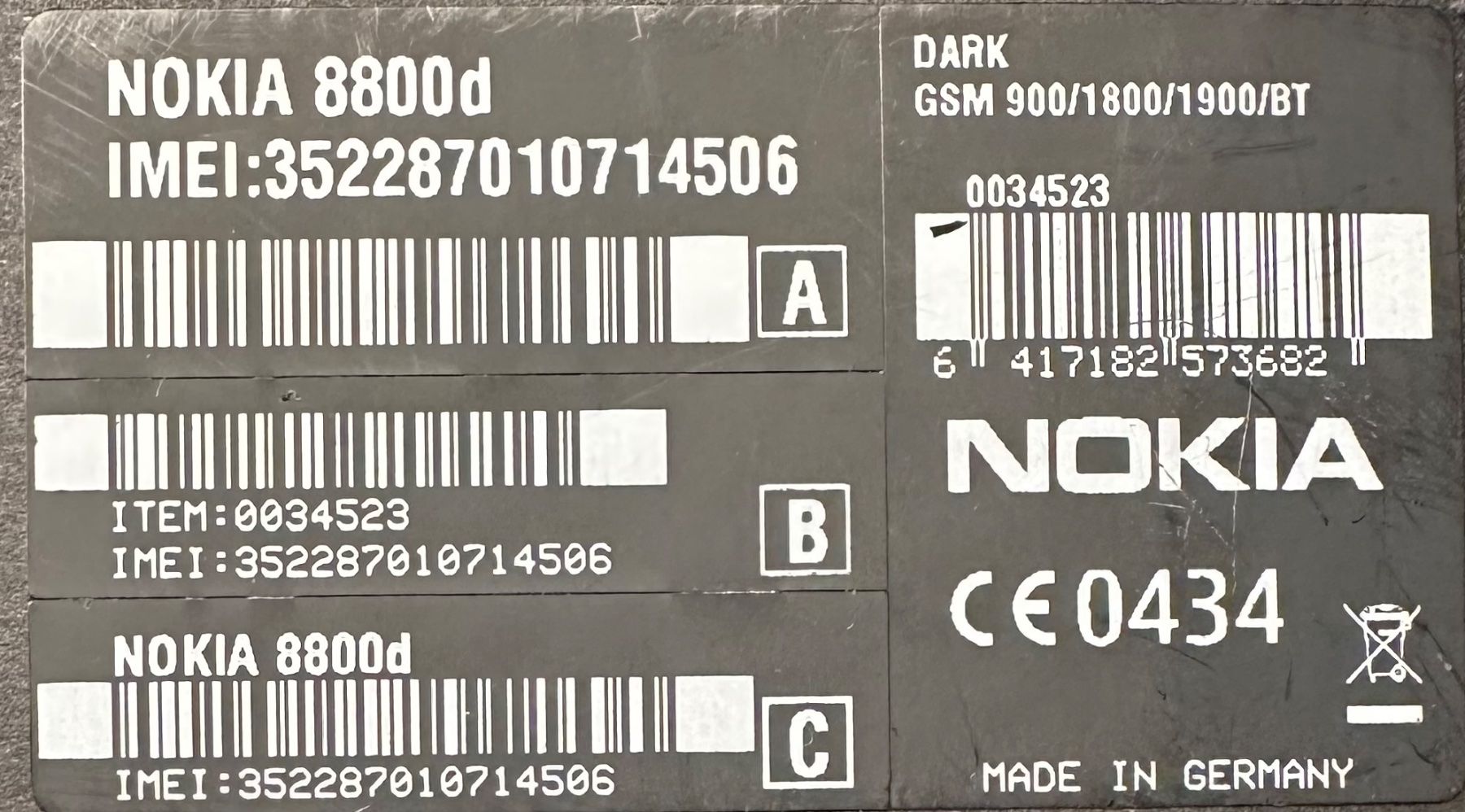 Nokia Handys / Smartphones: Nokia 8800 Sirocco Edition – Gebraucht aus Ebmatingen von NSTC 9