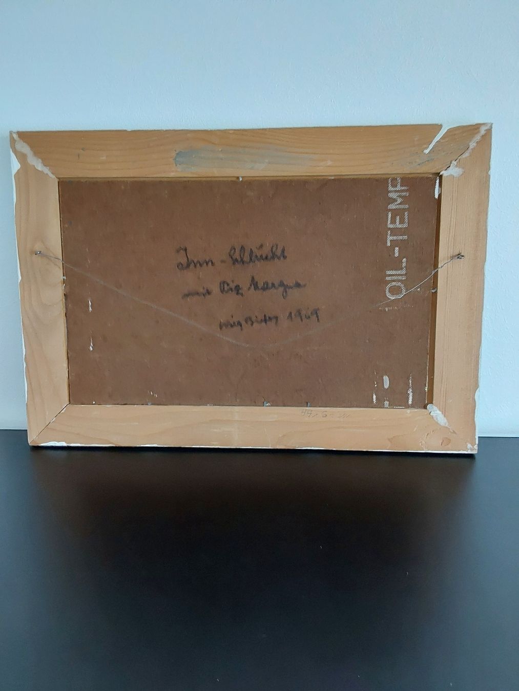 Gemälde: Biefer Willy Oelbild. Mit Rahmen 44x64cm. – Gebraucht aus Steinach von Chilli1957 4