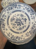 Set von 6 vintage W.R. Midwinter ?Windsor? Speiseteller