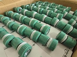 400 x Schlauchstück Schlauchkupplung 3/4 Zoll Gartenschlauch