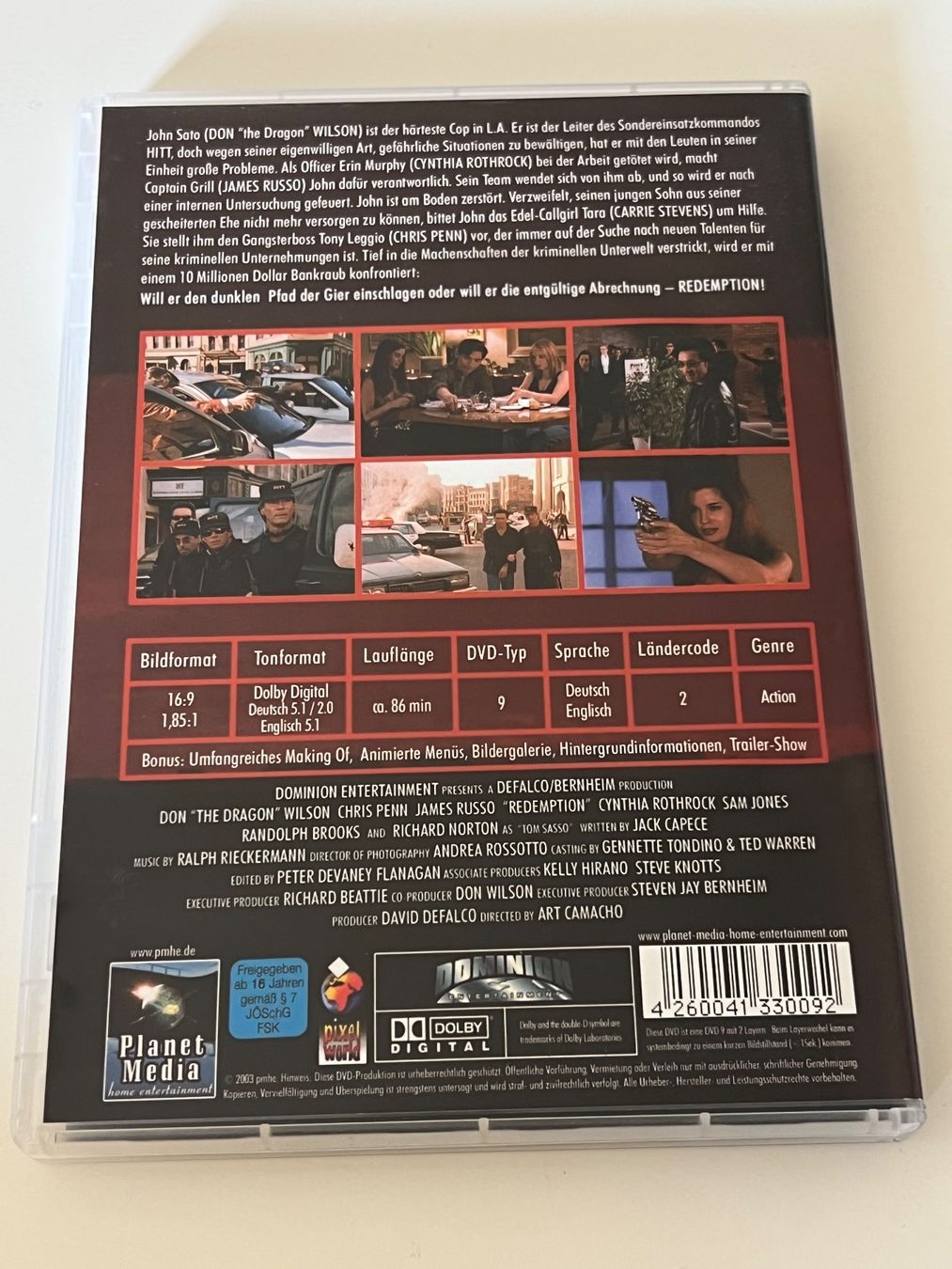 Tutti i DVDs: DVD Redemption Uncut – Nuovo (secondo la descrizione) da Altstätten SG venduto da sheamus 1