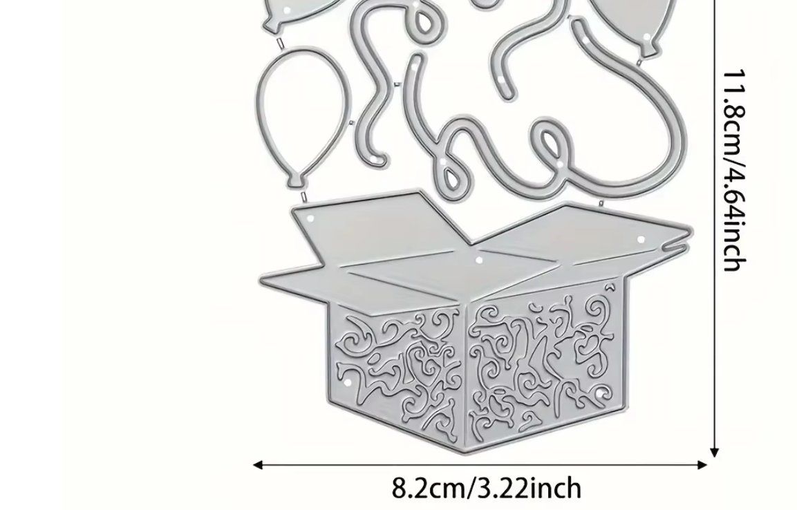Sciablone: Neues Stanzschablonen-Set Surprise-Box – Nuovo e nell'imballaggio originale da Effretikon venduto da wenuss 2