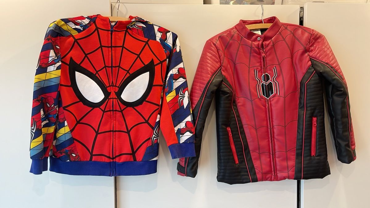 Giacche & Cappotti: Spiderman Leder Jacke und Sweatjacke 140 – Usato da Täuffelen venduto da Nice800