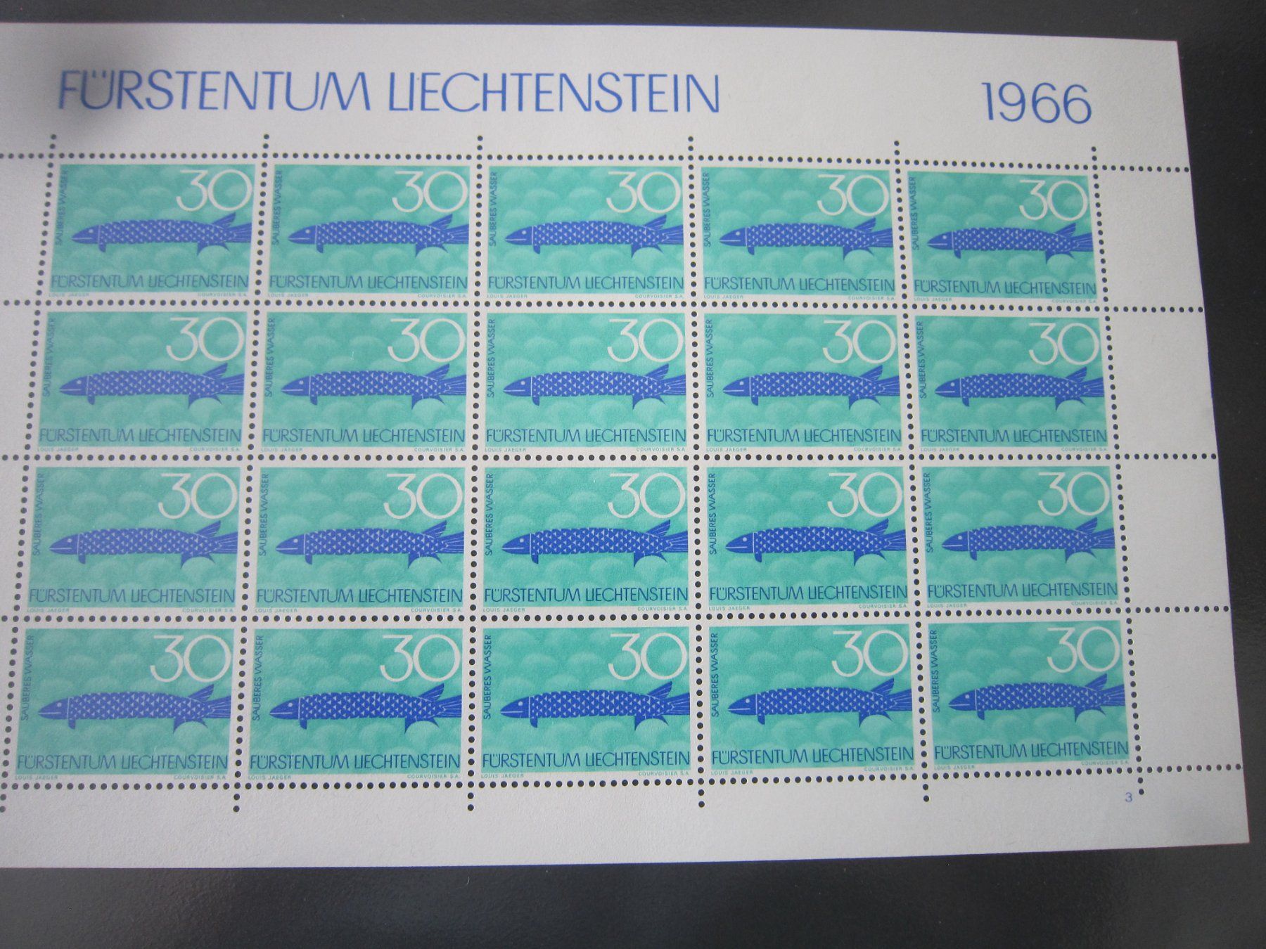Alle Briefmarken: 4 Blöcke 1966 Lichtenstein – Gebraucht aus Giubiasco von sal_9j6w 4