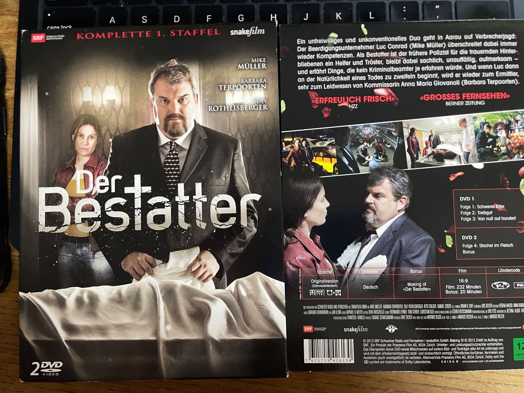 Tous les DVDs: Der Bestatter - Staffel 1 – D'occasion à Muri b. Bern par AdidasCollector