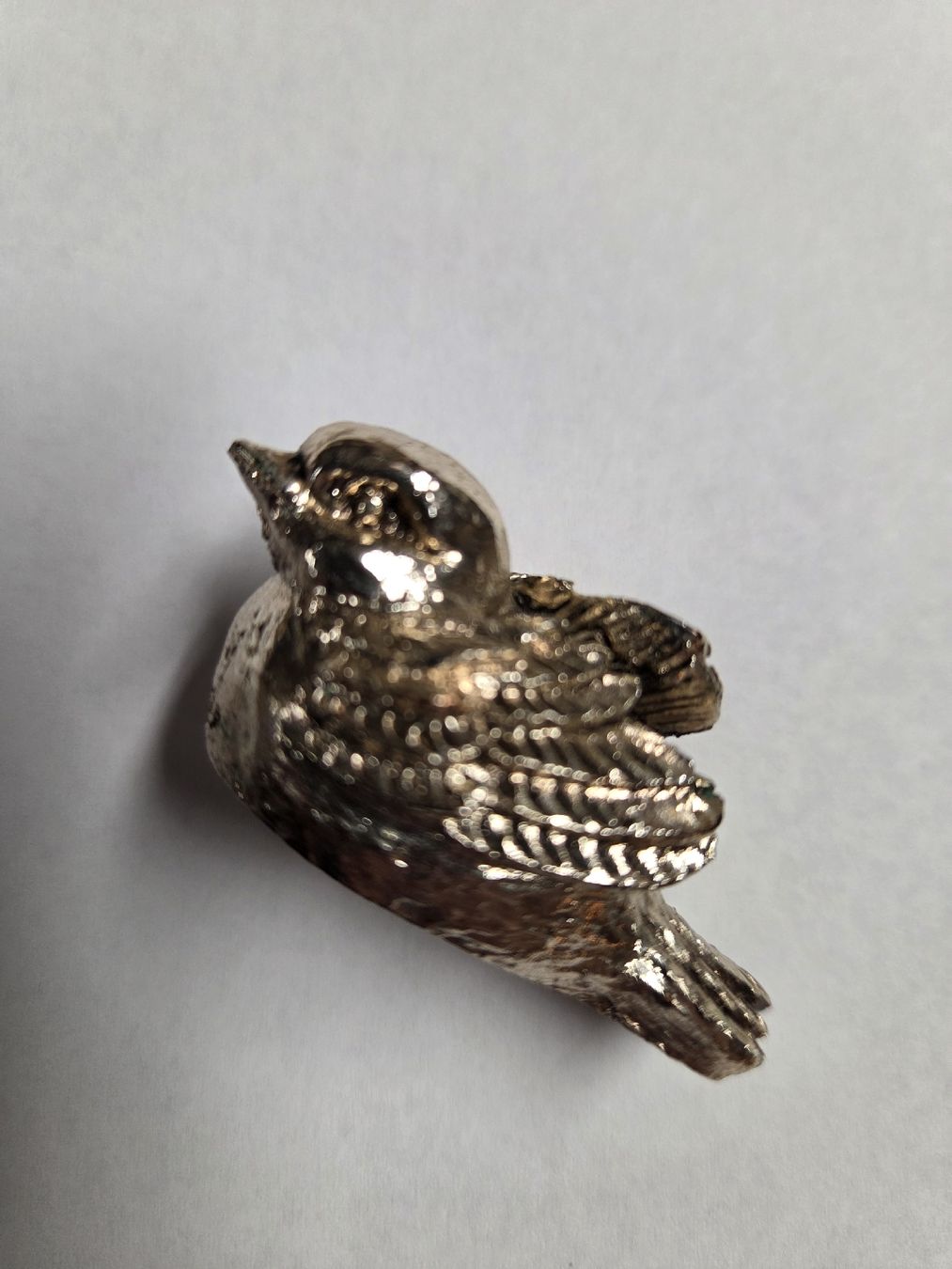Statuette: Antiker 925 Silber Vogel – Usato da Langnau i. E. venduto da Johnny1966 3