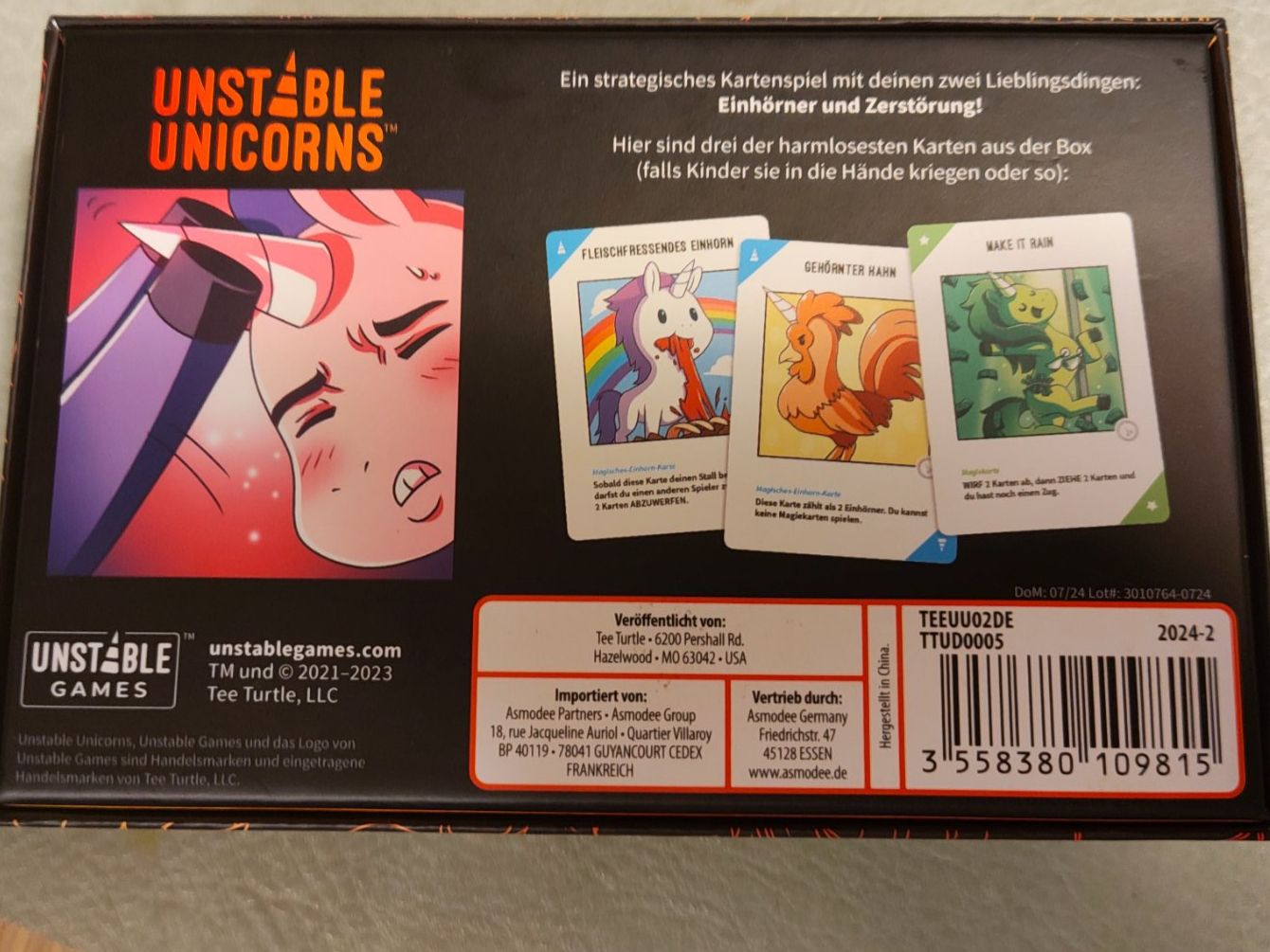 Giochi: Unstable unicorns 18+ – Usato da Liebefeld venduto da cec_pk75 2