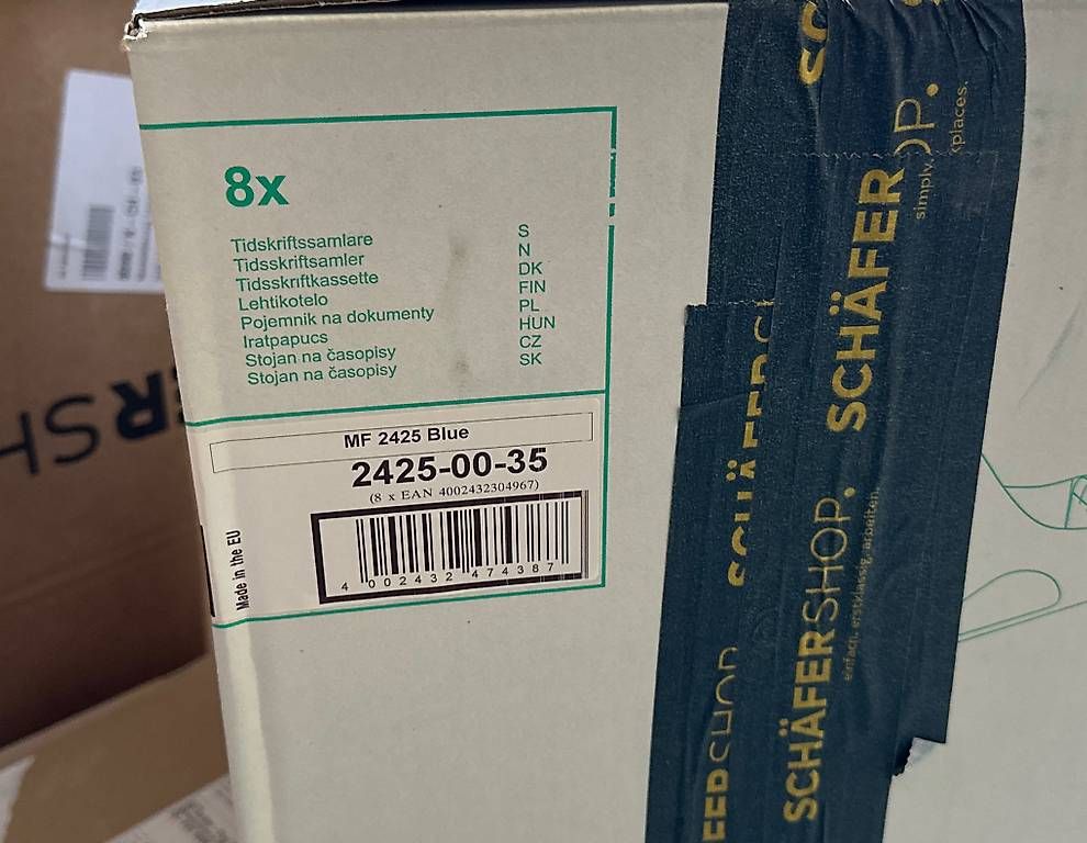 Leitz Ordner: 8Stk. Leitz Stehsammler, Extrabreit, A4, Polystyrol, Blau – Neu und originalverpackt aus Necker von liq24 4