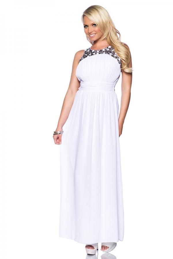 Vestiti: Abendkleid weiss mit Steinen Amorubi Dessous – Nuovo (secondo la descrizione) da Romanshorn venduto da Amorubi