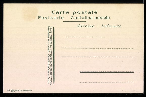 Ansichtskarten: Genève, Rue du Mont Blanc, Strassenbahn – Gebraucht aus Berlin von bartko-reher 1