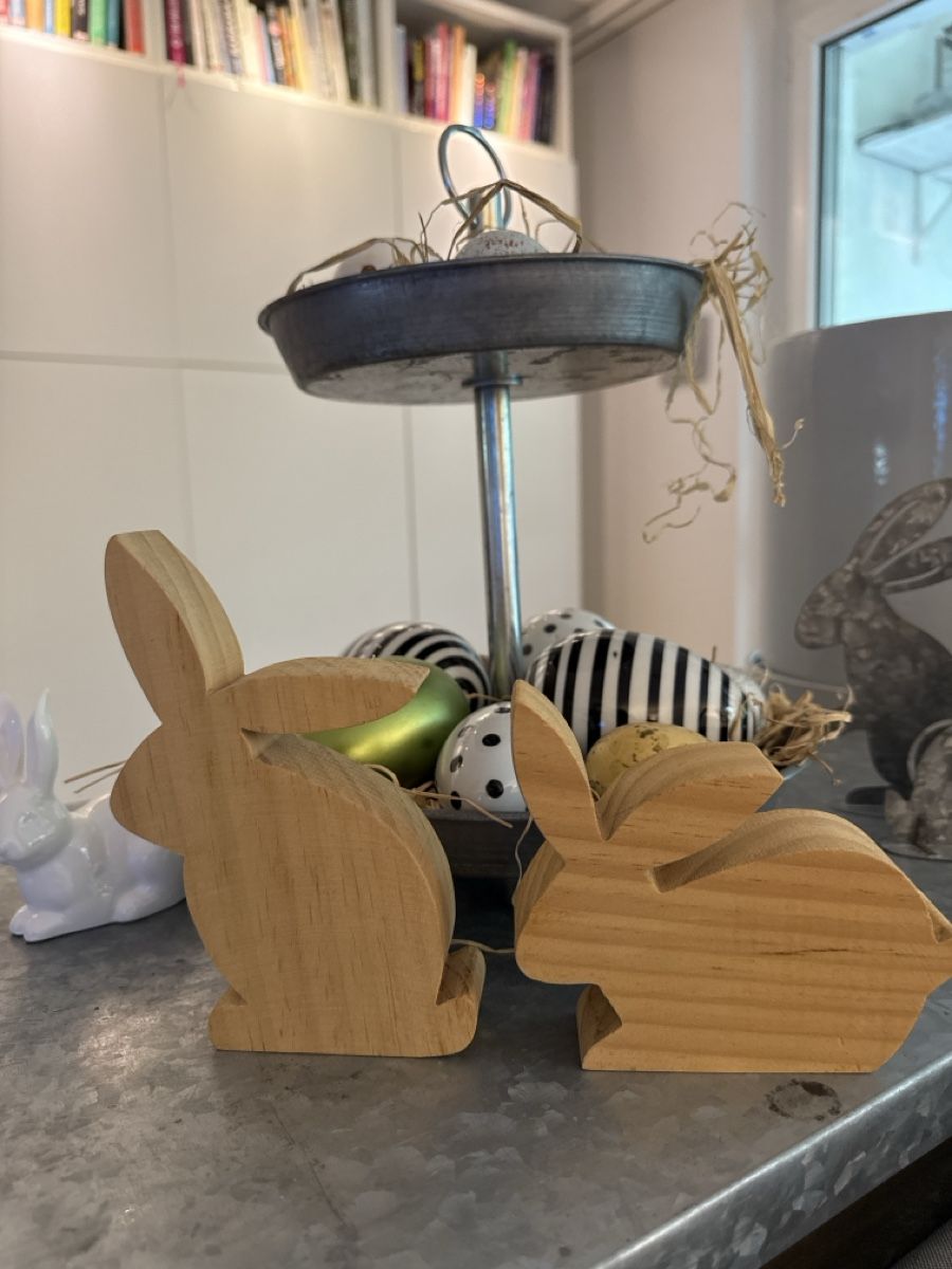 Alle Dekorationen: Holzhase, 2- er Set – Gebraucht aus Winterthur von san_9m2f 1