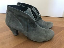 Stiefeletten zum Schnüren, Wildleder, Gardenia Copenhagen 41