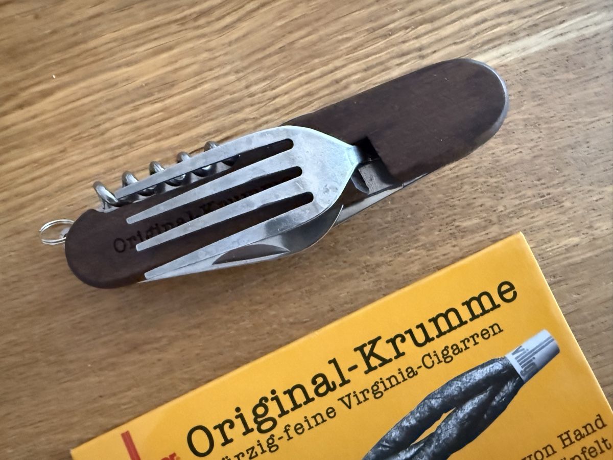Coltelli tascabile: Camping Messer, Löffel, Gabel Taschenmesser Villiger – Nuovo (secondo la descrizione) da Goldach venduto da Messerguru 1