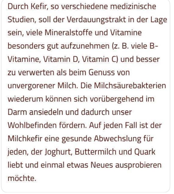 Lebensmittel & Spezialitäten: Milchkefir 15-20 gr – Gebraucht aus Hallwil von Perle431 3