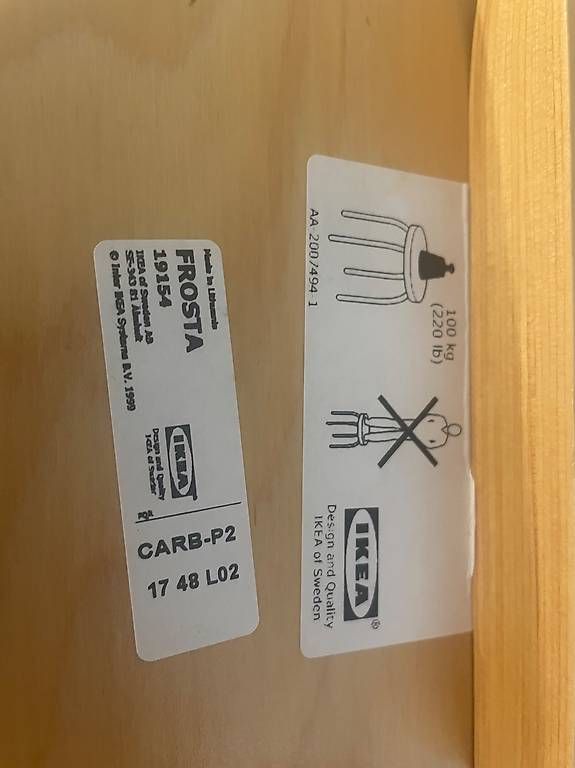 Ikea Tabourets: Ikea frosta hocker 2 stück – D'occasion à Dübendorf par rocki07 3