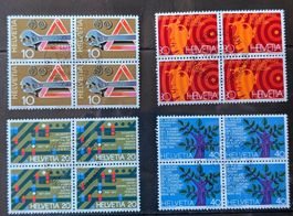 Z 505-508 Satz "Stempel Tag der Aerophilatelie" **/● (1972)