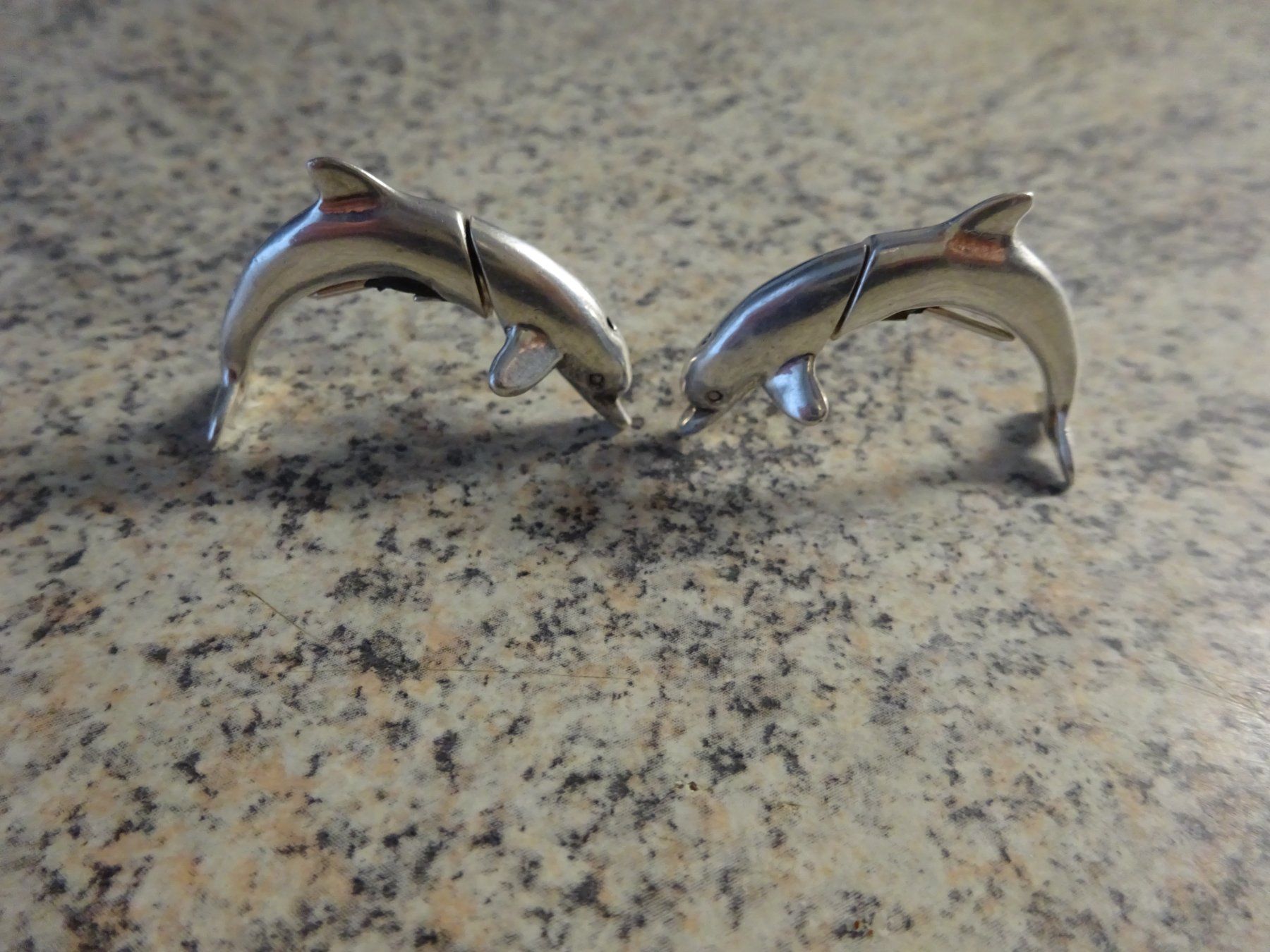 Orecchini pendenti & Orecchini a lobo: Delfin Ohrstecker / 925 Silber – Usato da Esslingen venduto da FetteSchnecke