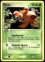 Paras 72/112 Pokémon EX Fire Red & Green Leaf