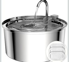 Trinkbrunnen Edelstahl Haustiere 3.2 Liter neu