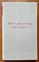 Burckhardt, Carl J./Hofmannsthal, Hugo von -   Briefwechsel