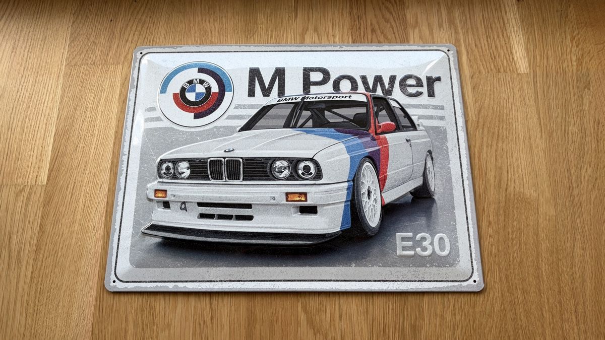 BMW Ecriteaux: BMW E30 Vintage Blechschild – D'occasion à Höri par cedric_98