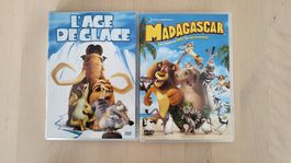2 DVD: L'Âge de glace + Madagascar Dreamworks animation