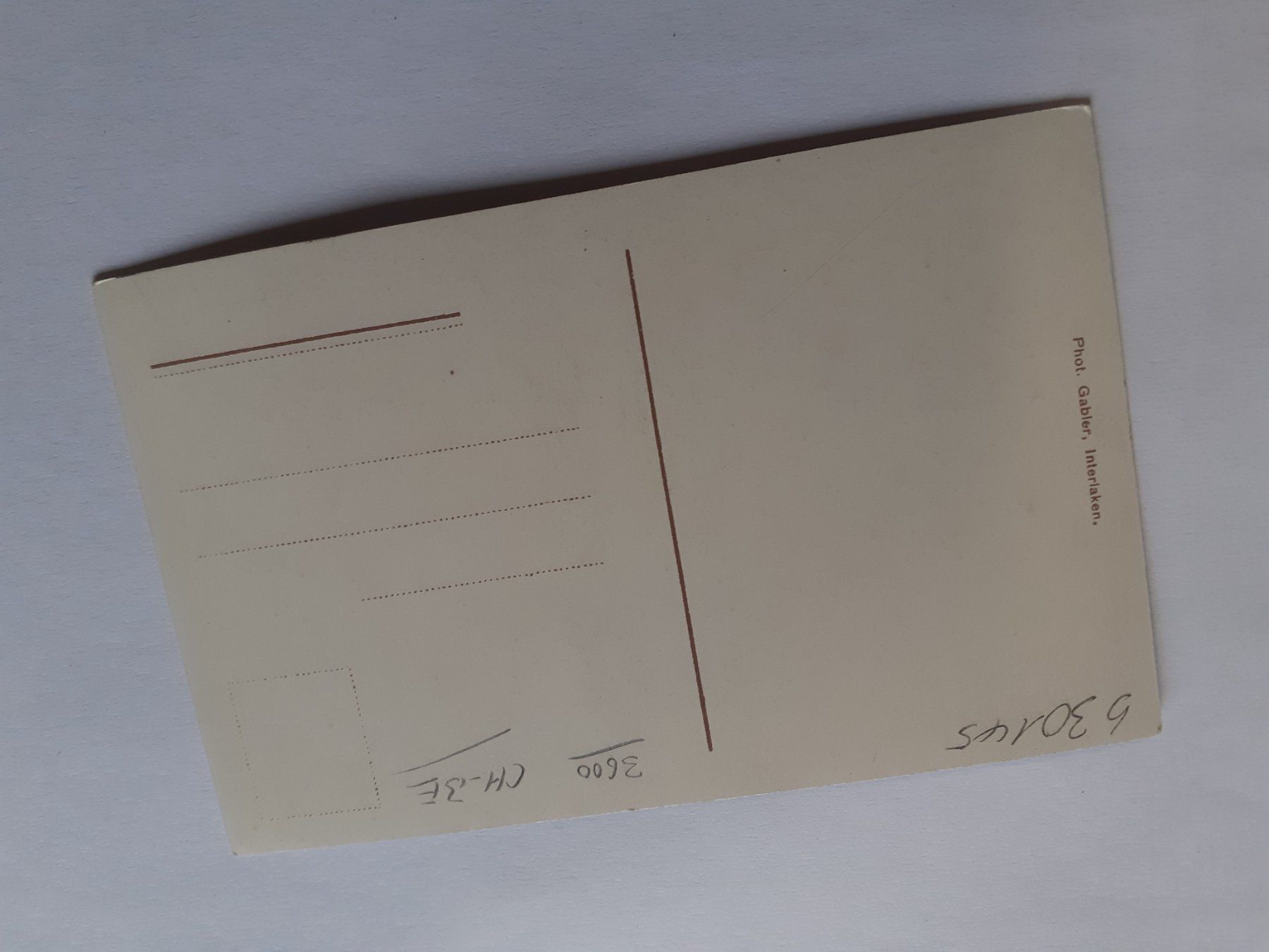 Cartoline postali: BEATENBUCHT am THUNERSEE - EIGER, MOENCH JUNGFRAU - DAMPFER – Usato da Winterthur venduto da Ornyx7 1