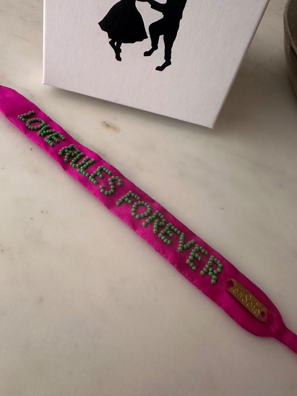 Ensoie Armbänder & -reifen: enSoie Seidenarmband mit Perlen – Gebraucht aus Illnau von Cnordsee 1