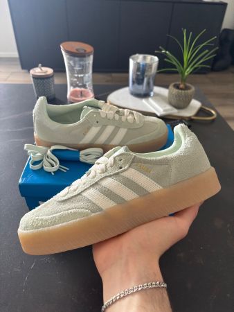 adidas Sambae Linen Vert Gum 38 2/3