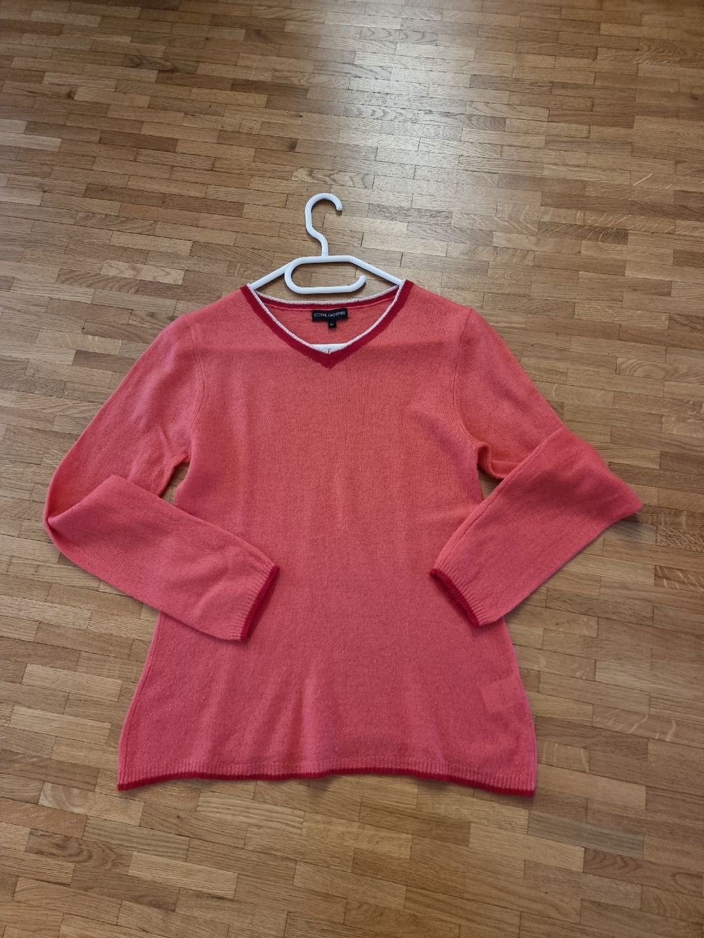 Maglioni & Felpe: Twin set rose orangé Esthème Cachemire – Usato da Veyrier venduto da Leilazizou 3