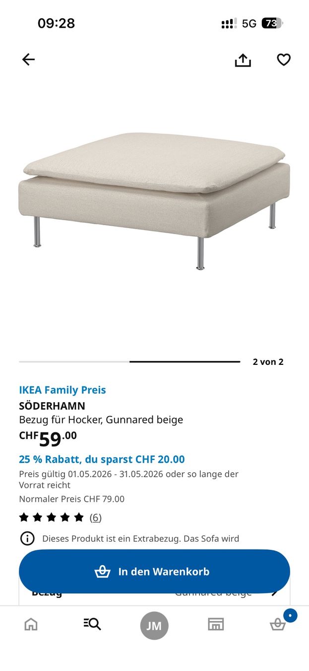 Ikea Divani: Ikea Söderhamn Ecksofa, 4-Sitze – Usato da Bern venduto da JoMM 5