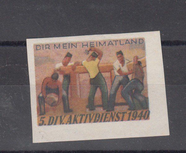 Alle Briefmarken: Kommandostäbe 53/2* 5.Div Kat.100.- – Gebraucht aus Herrliberg von Lfrifda