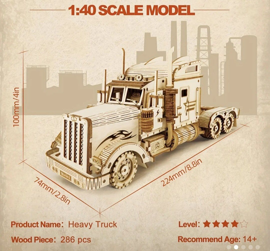 Holzartikel: Puzzle 3D camion en bois – Neu und originalverpackt aus St-Imier von supernova21 2