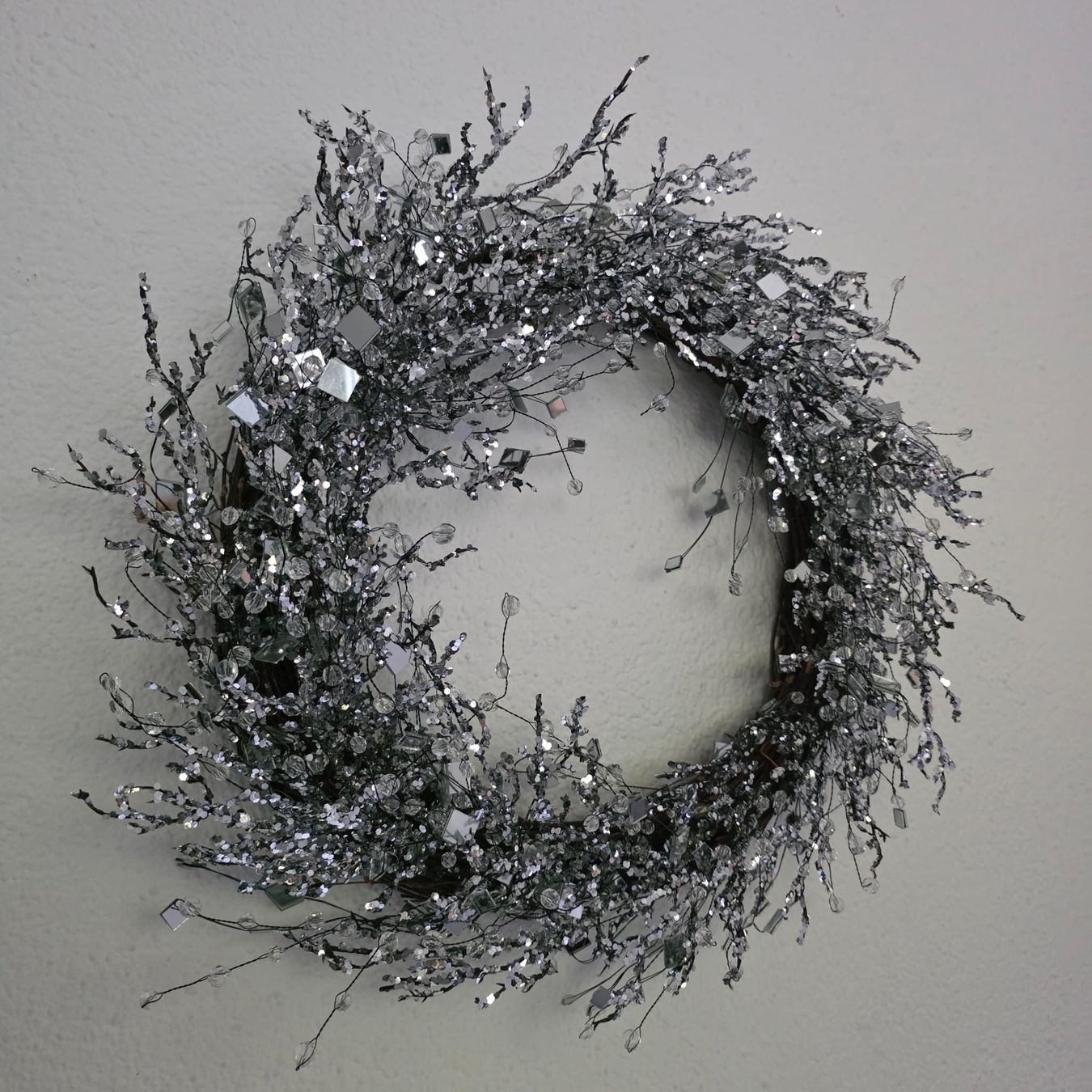 Tutte le decorazioni: Wunderschöner Spiegel Adventskranz, Durchmesser ca 50cm. – Usato da Rheinsulz venduto da Dred 1