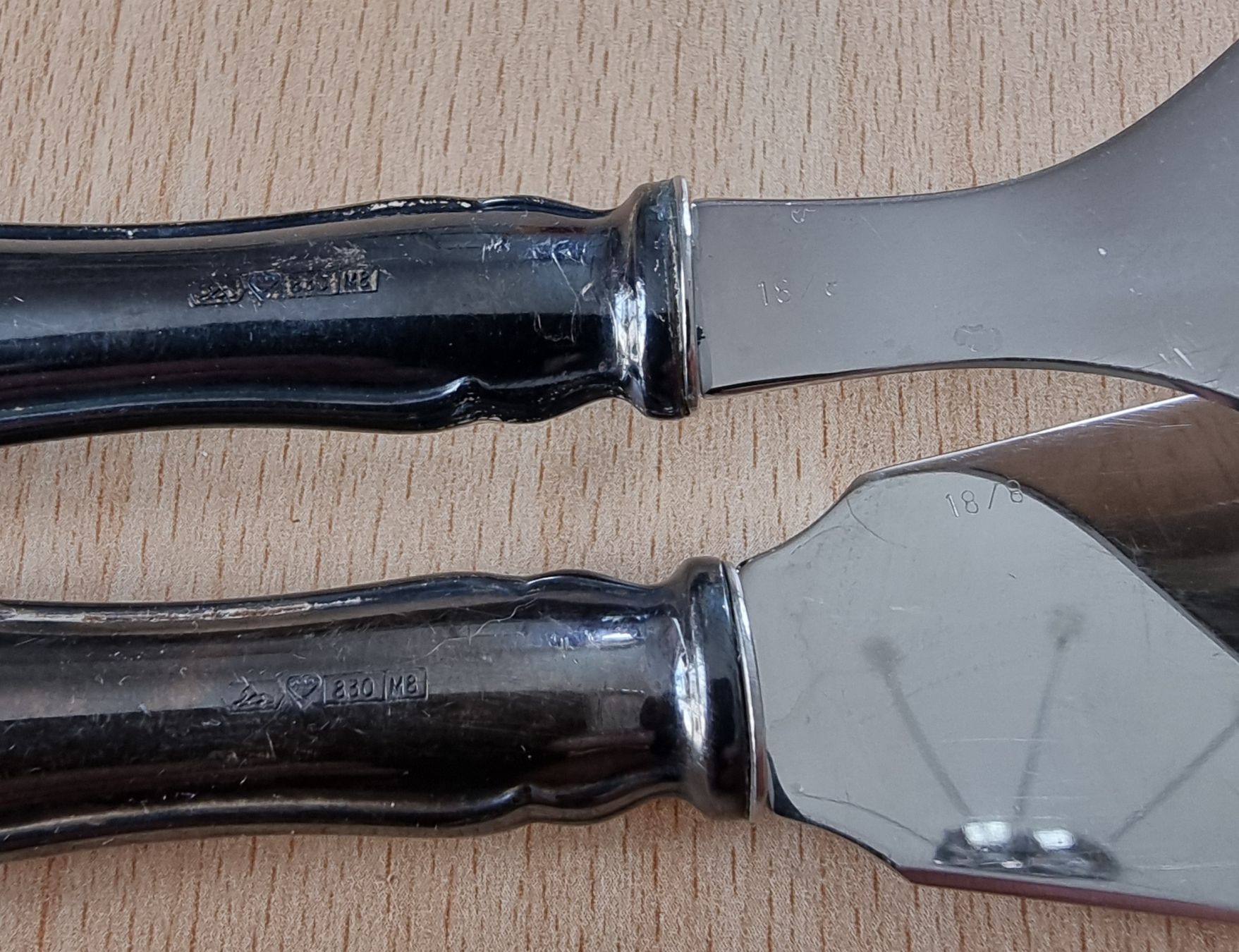 Set di posate: 2 Bestecke mit Silber 830 Griff – Usato da Bern venduto da chuderluri01 2