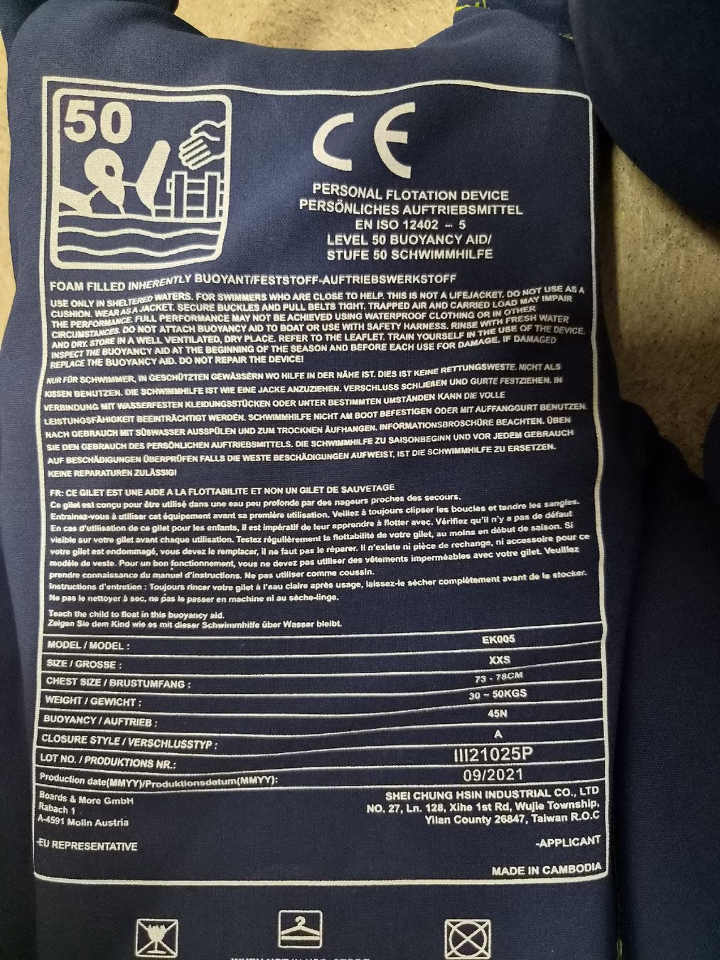 Gilets de sauvetage: Schwimmweste ION XXS  – D'occasion à Frauenfeld par sts123 2