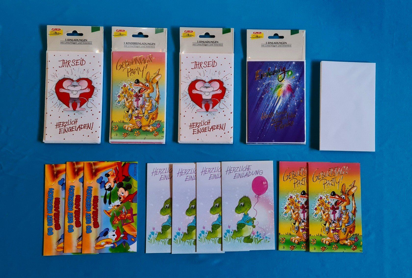 Cartoline: Karten Einladung / Geburtstag 29 Stück – Nuovo (secondo la descrizione) da Saland venduto da V-Tour
