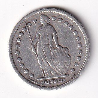 Tutti le monete: Schweiz 1 Franken 1913 rar – Usato da Neuchâtel venduto da karlpierrino 1