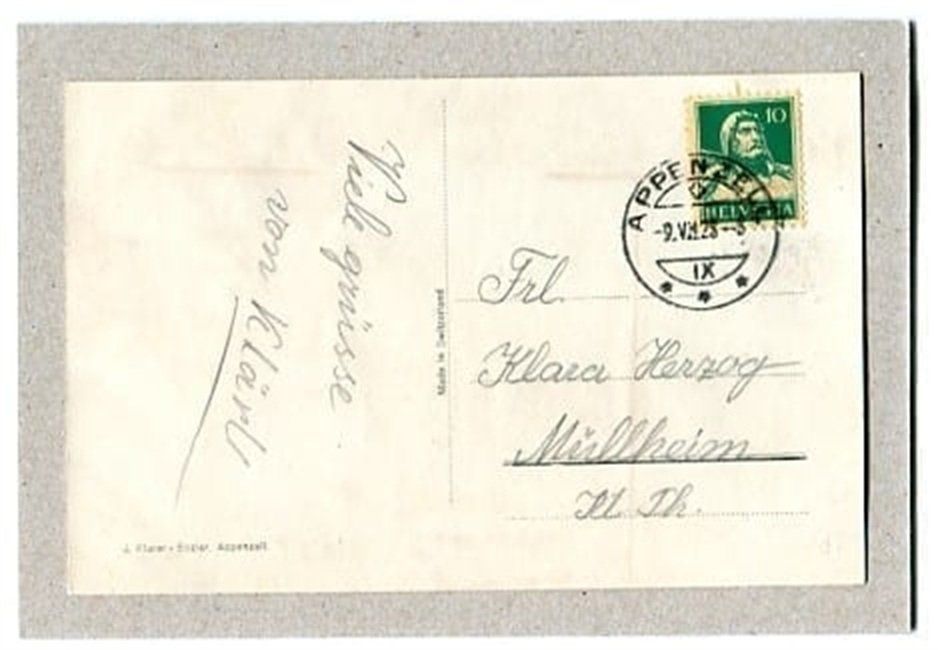 Ansichtskarten: Wildkirchli – Gebraucht aus Ottikon b.Kemptth. von Neptun1974 1