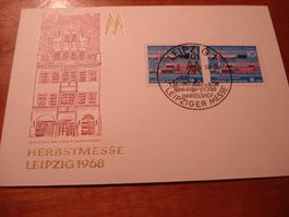 DDR Maximumkarte Herbstmesse Leipzig 1968