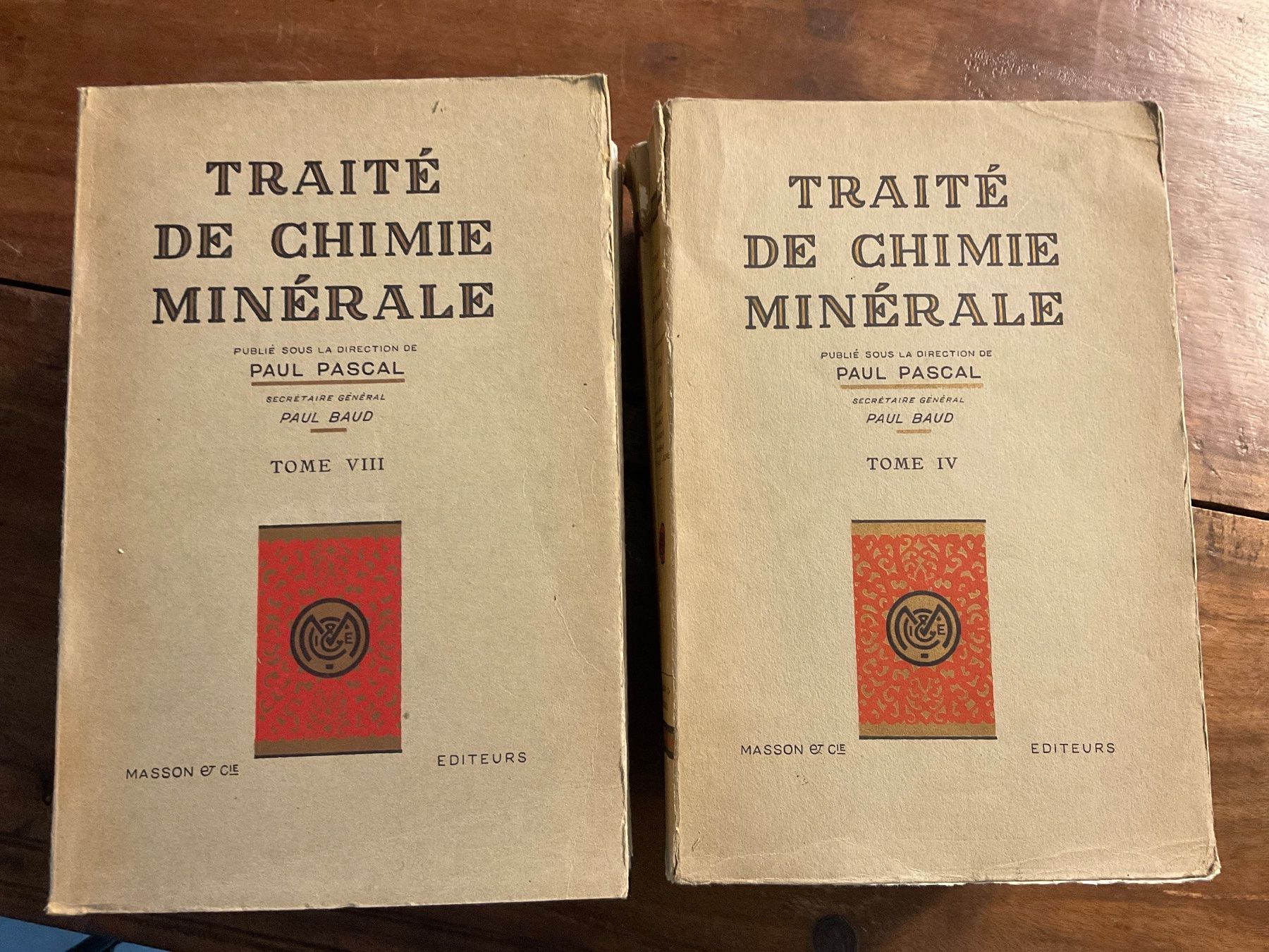 Libri: Traité Chimie Minérale Pascal, 6 Tomes, Collection Rare – Usato da Avenches venduto da Tinkey 4