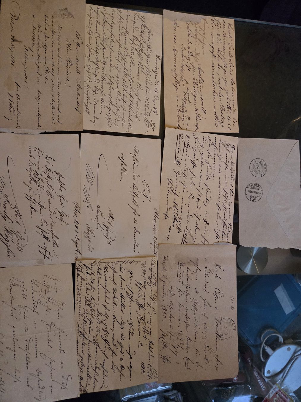 Ansichtskarten: Antike Schweizer Postkarten 1869 bis 1900 – Gebraucht aus Riehen von str_2msn 1