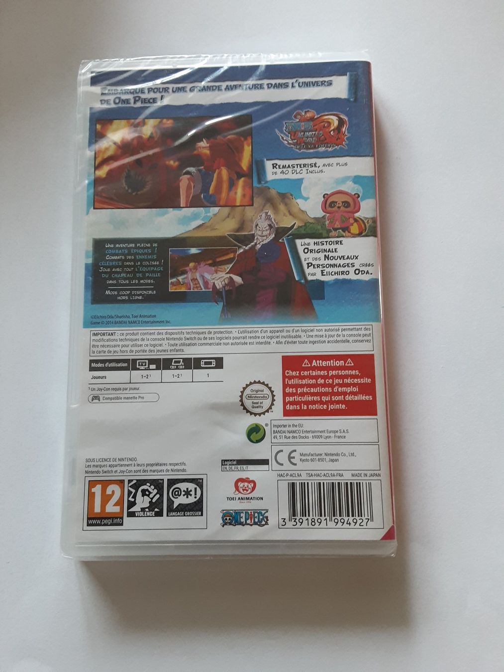 Nintendo Spiele: One Piece Unlimited World Deluxe Edition - Nintendo Switch – Neu und originalverpackt aus Genève von swannty 1
