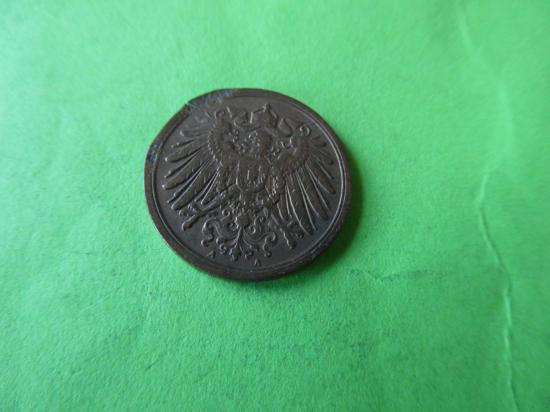 Alle Münzen: Dt. Reich 1906 A, 2 Pfennig – Gebraucht aus Hinterforst von Rohusri 1